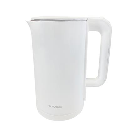 กาต้มน้ำไฟฟ้า HOMMII DLSH-L02 1.8 ลิตร สีขาว_0