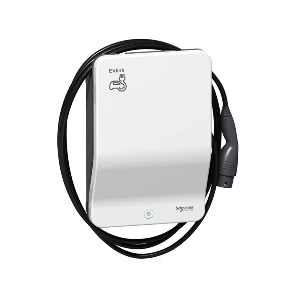 เครื่องชาร์จรถยนต์ไฟฟ้า (ไม่รวมติดตั้ง) SCHNEIDER EVLINK WALLBOX-T2 3.7KW สีขาว