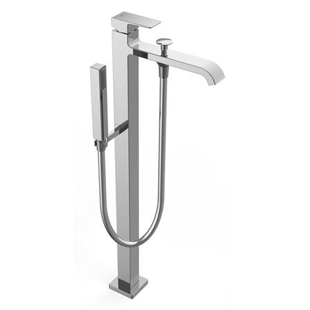 ก๊อกผสมอ่างอาบ COTTO CT329AXZ44 สีเงิน_0