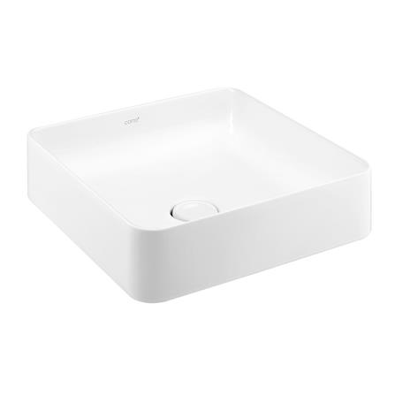 อ่างล้างหน้าวางบนเคาน์เตอร์ COTTO C00341MWH สีขาว_0