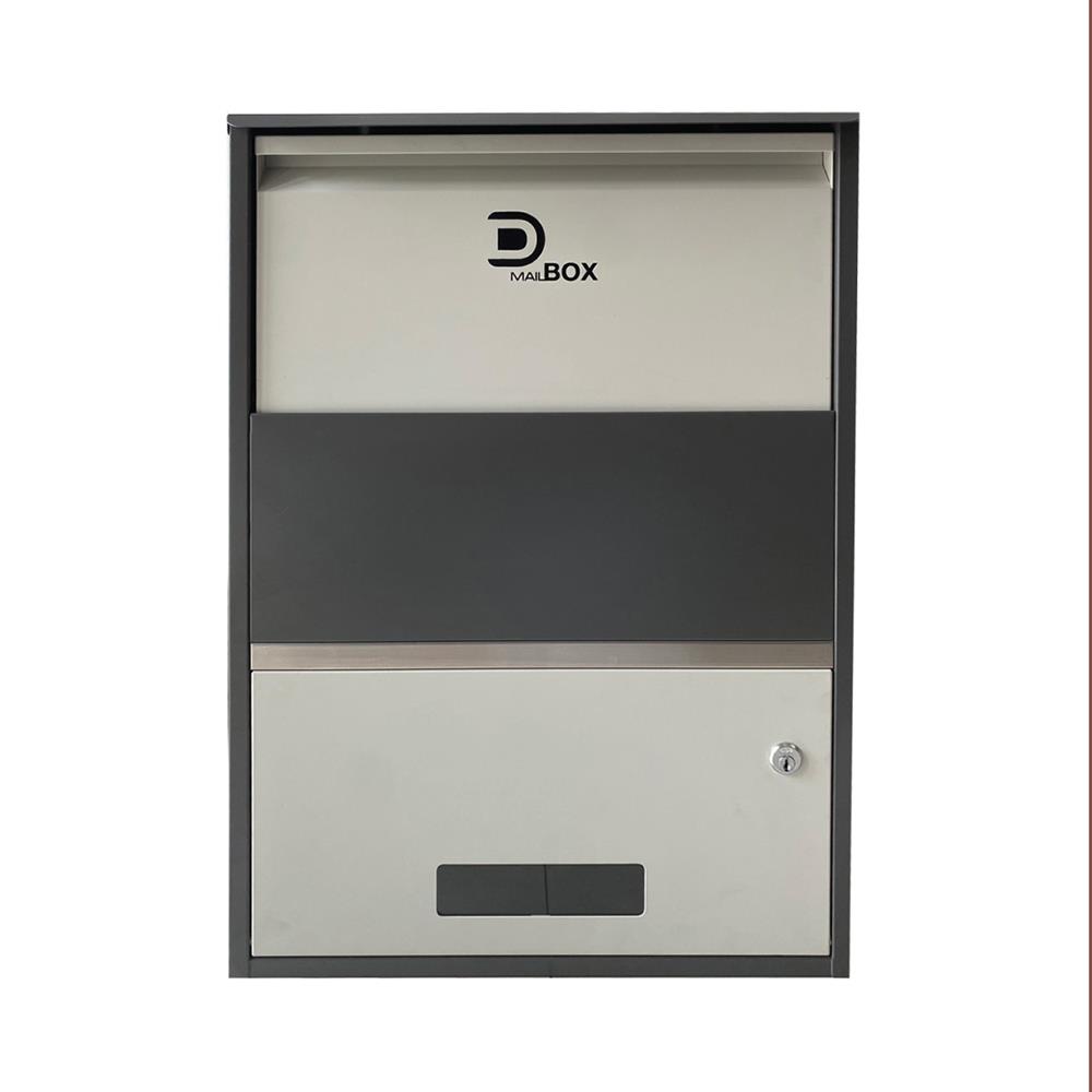 ตู้รับพัสดุ D MAIL BOX CASE SIZE L สีเทา