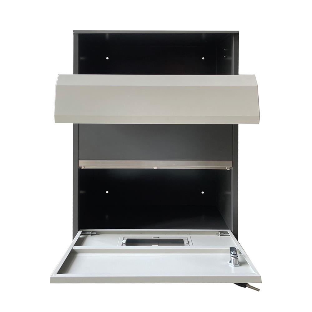 ตู้รับพัสดุ D MAIL BOX CASE SIZE L สีเทา