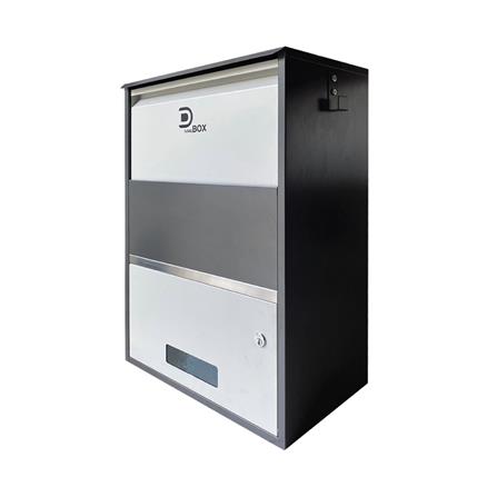 ตู้รับพัสดุ D MAIL BOX CASE SIZE L สีเทา_1