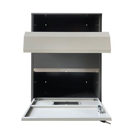 ตู้รับพัสดุ D MAIL BOX CASE SIZE L สีเทา_5