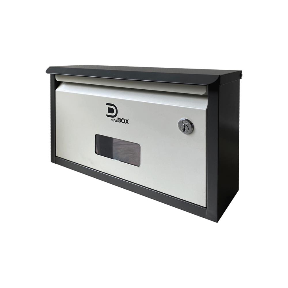 ตู้จดหมาย D MAIL BOX CASE SIZE S สีเทา