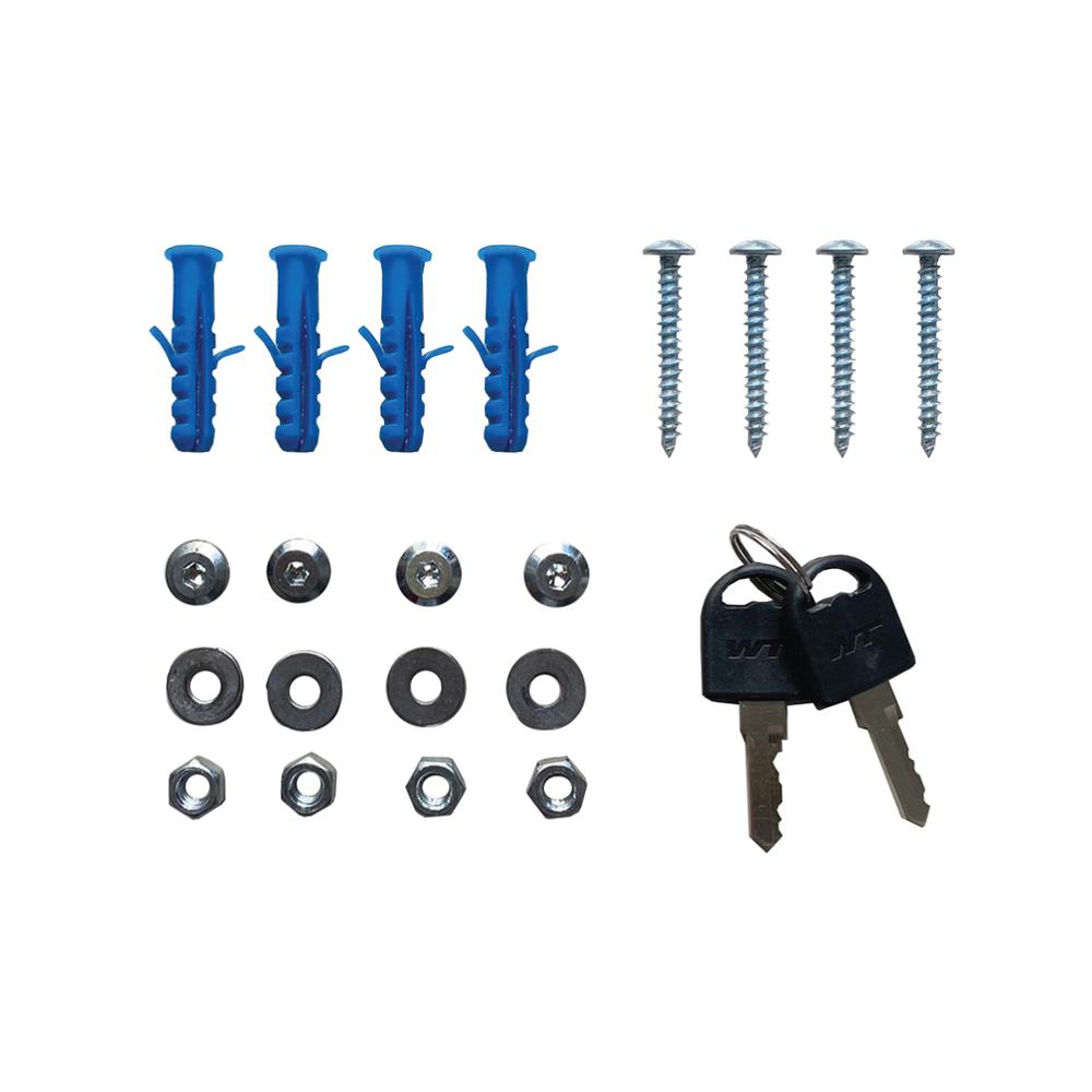 ตู้จดหมาย D MAIL BOX CASE SIZE S สีเทา