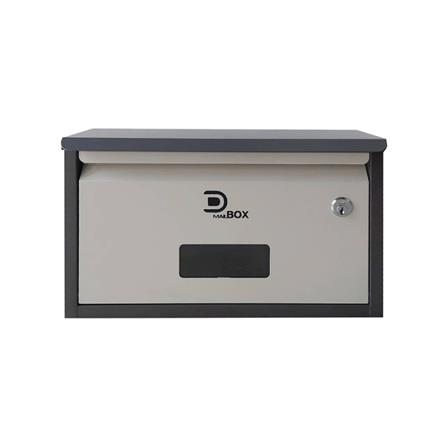 ตู้จดหมาย D MAIL BOX CASE SIZE S สีเทา