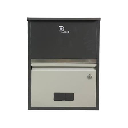 ตู้รับพัสดุ D MAIL BOX CASE SIZE M สีเทา_0