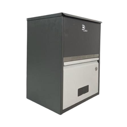 ตู้รับพัสดุ D MAIL BOX CASE SIZE M สีเทา_4