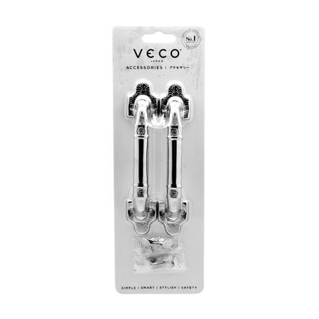 มือจับนโปเลียน VECO 600 150 มม. สีสเตนเลส (แพ็ก 2 ชิ้น)_1