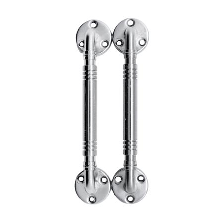 มือจับกลึง VECO 500 4 นิ้ว สีสเตนเลส แพ็ก 2 ชิ้น