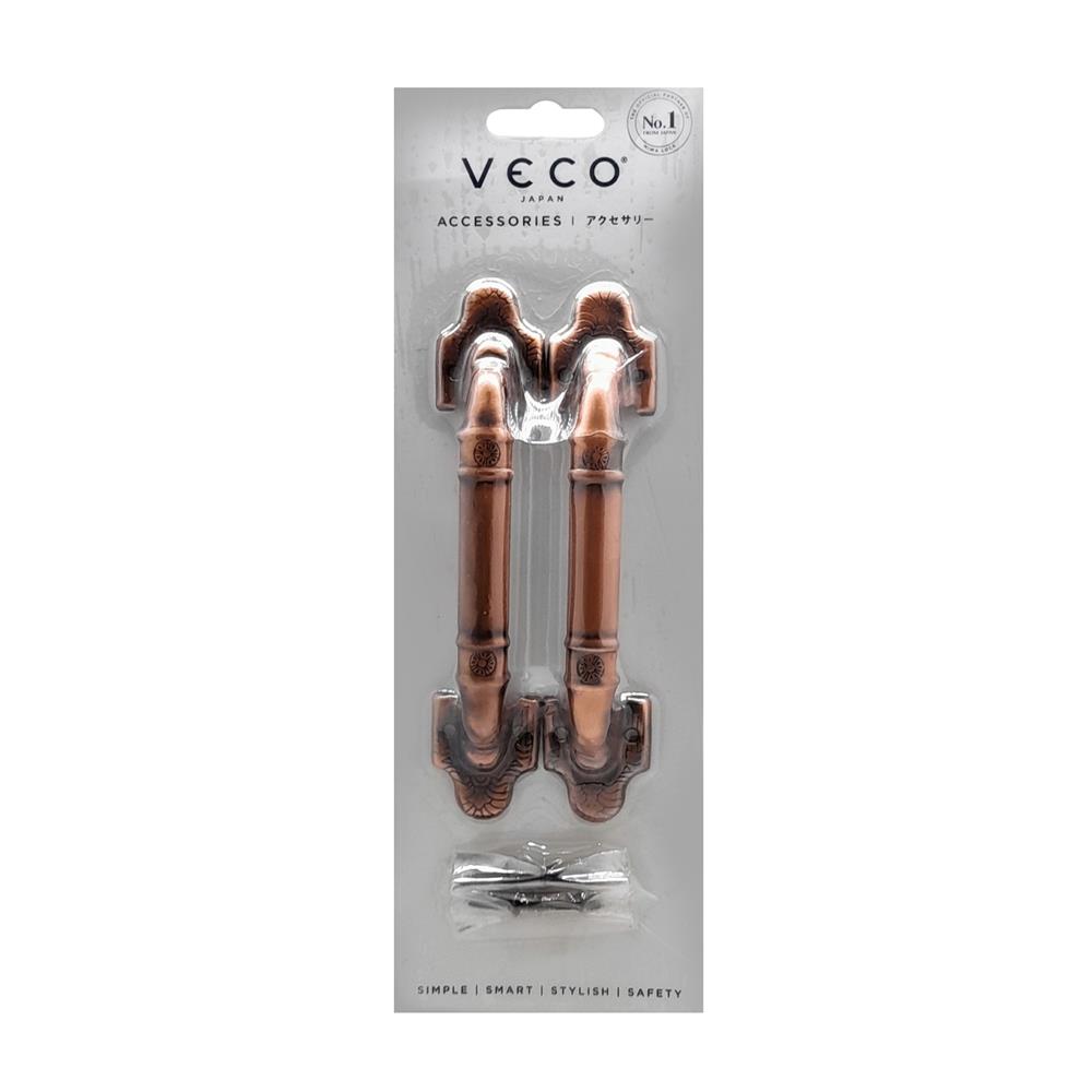 มือจับนโปเลียน VECO 600 150 มม. สีทองแดงรมดำ (แพ็ก 2 ชิ้น)