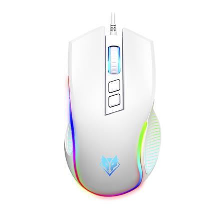 เมาส์เกมมิ่ง NUBWO CERBERUS NM92M สีขาว_0