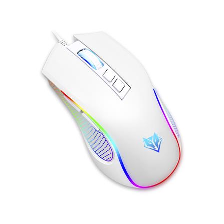 เมาส์เกมมิ่ง NUBWO CERBERUS NM92M สีขาว_1