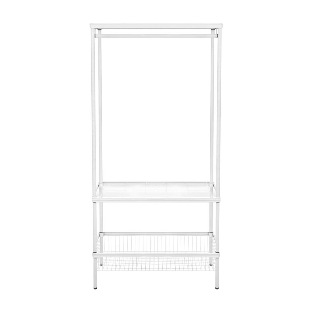 ตู้เสื้อผ้า 1 ตะกร้า PLIM LINEAR LN-WR90-1 90 ซม. สีขาว