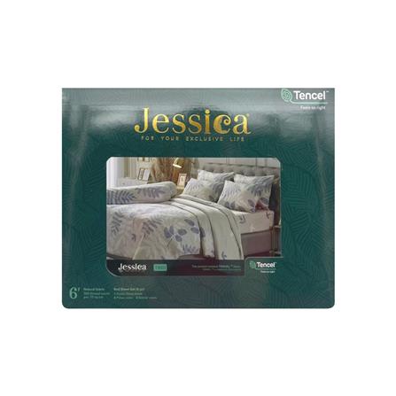 ชุดผ้าปูที่นอน 6 ฟุต 5 ชิ้น JESSICA TENCEL 20164-T860_3