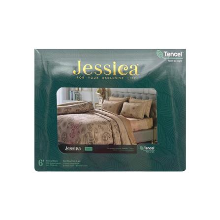 ชุดผ้าปูที่นอน 6 ฟุต 5 ชิ้น JESSICA TENCEL 20164-T857_3