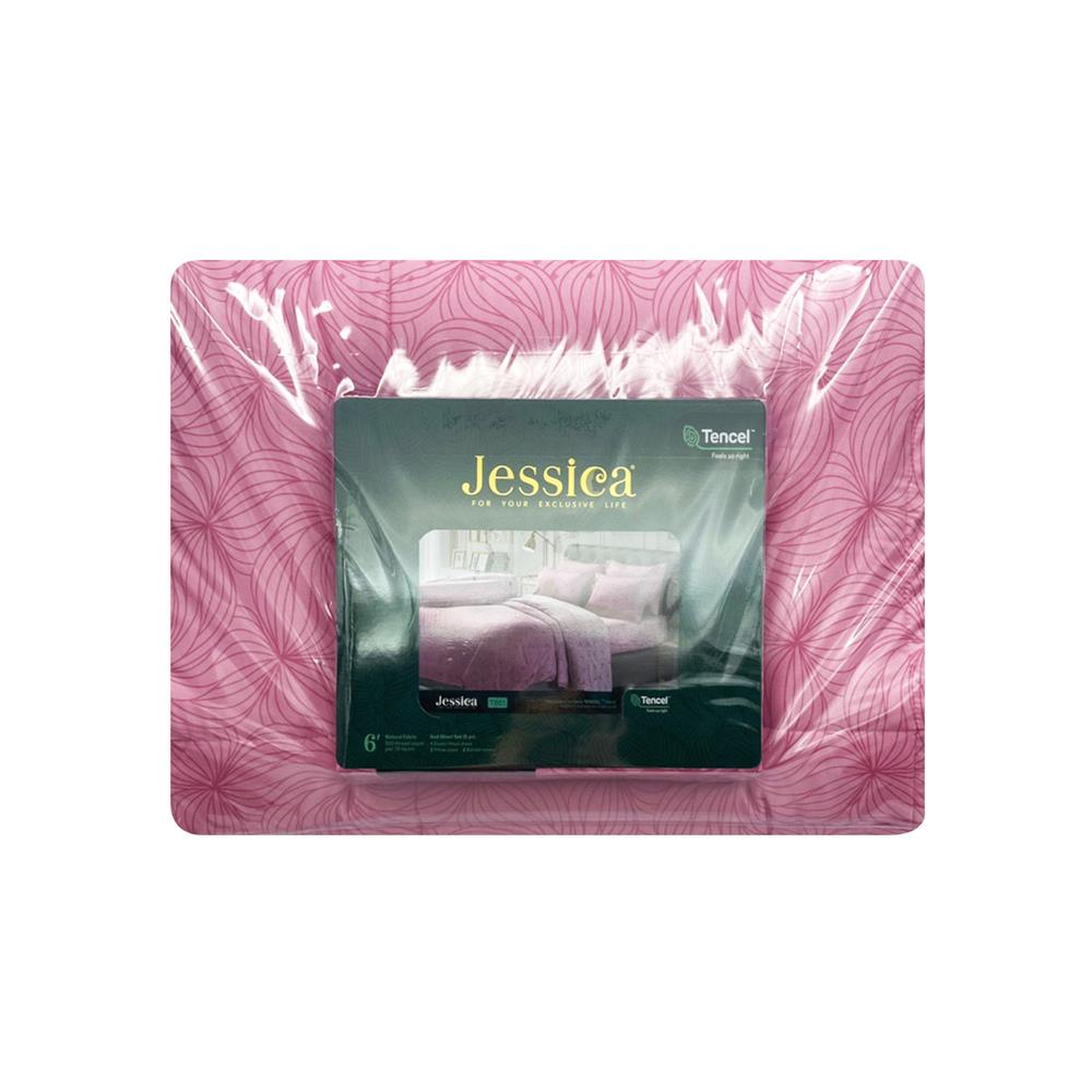 ชุดผ้าปูที่นอน 6 ฟุต 6 ชิ้น JESSICA TENCEL 20209-T861
