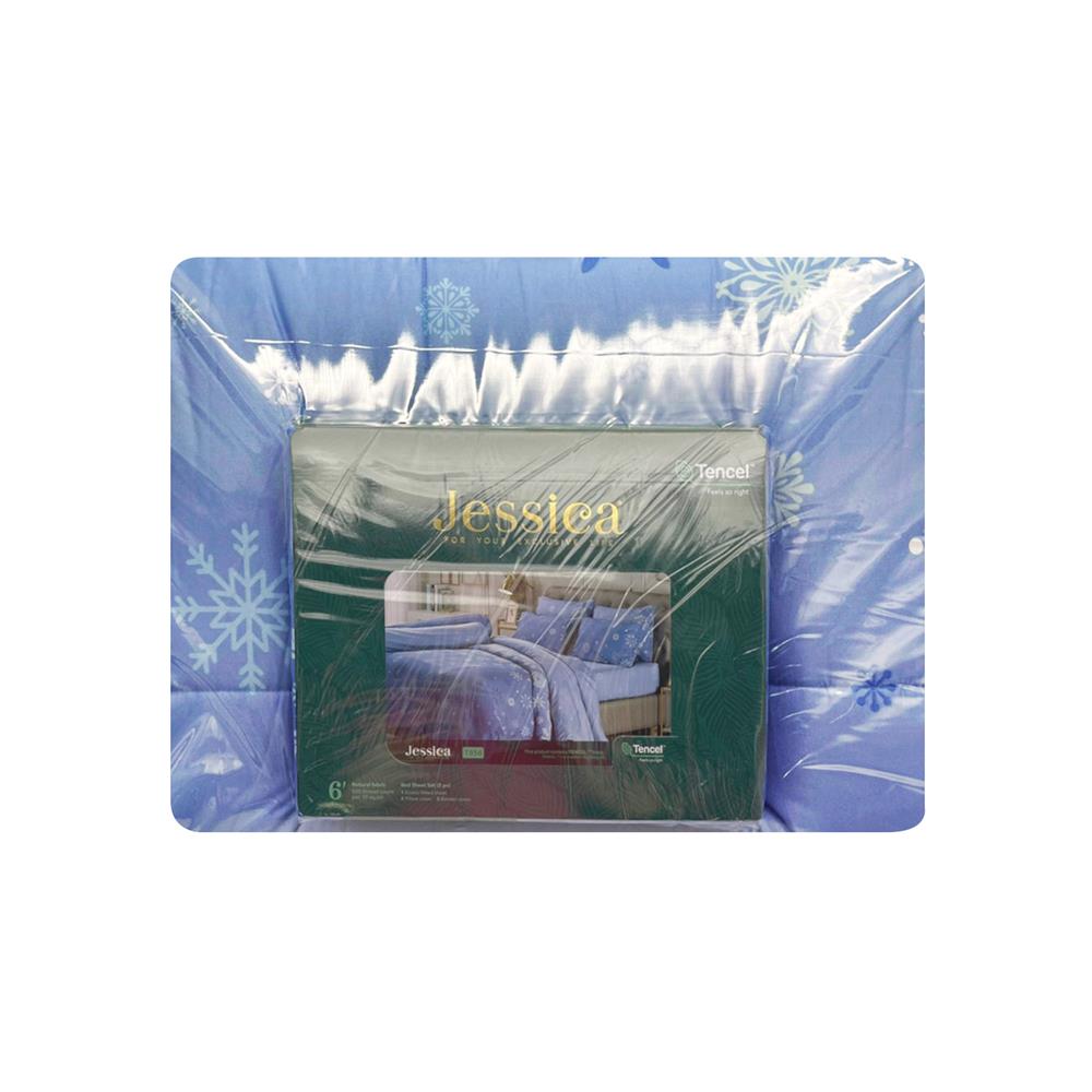 ชุดผ้าปูที่นอน 6 ฟุต 6 ชิ้น JESSICA TENCEL 20209-T856