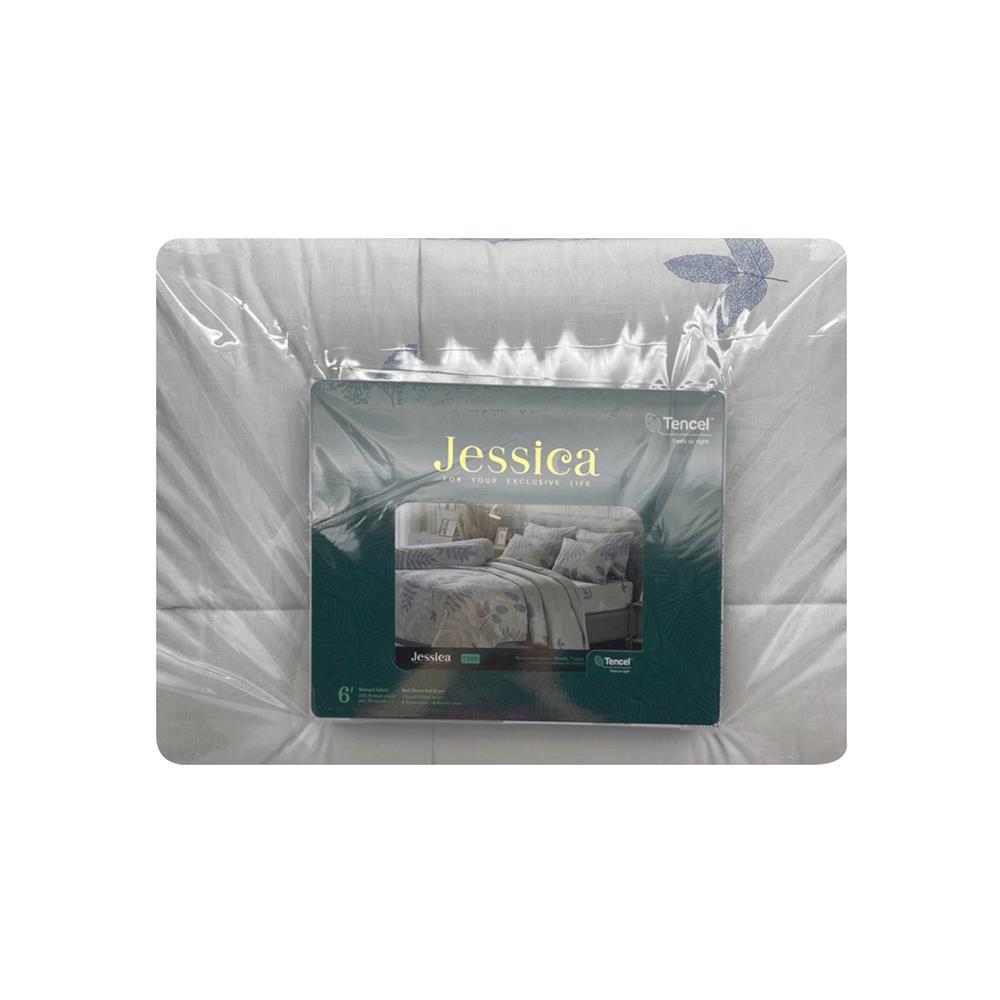 ชุดผ้าปูที่นอน 6 ฟุต 6 ชิ้น JESSICA TENCEL 20209-T860