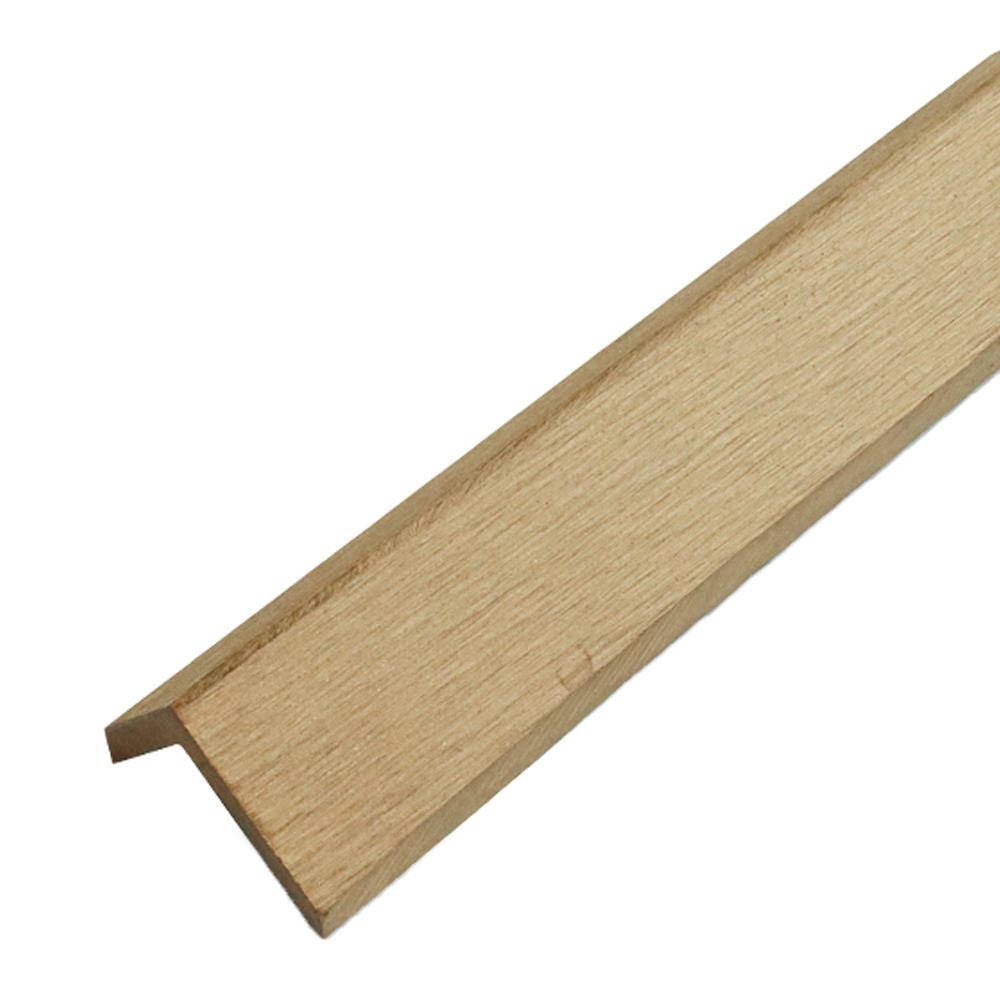ไม้ปิดขอบฉากผนัง WPC WATSADUNIYOM 4.5X4.5X240 ซม. สีไม้สัก