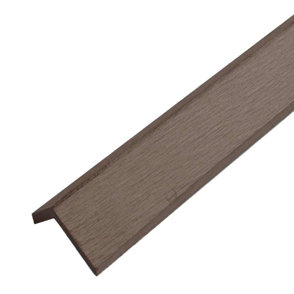 ไม้ปิดขอบฉากผนัง WATSADUNIYOM 4.5X4.5X240 ซม. สีน้ำตาล