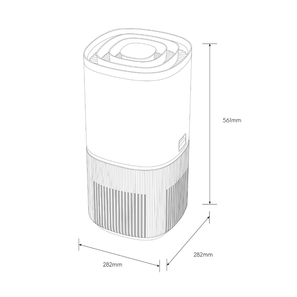 เครื่องฟอกอากาศ ELECTROLUX EP53-46UGA 52ตารางเมตร