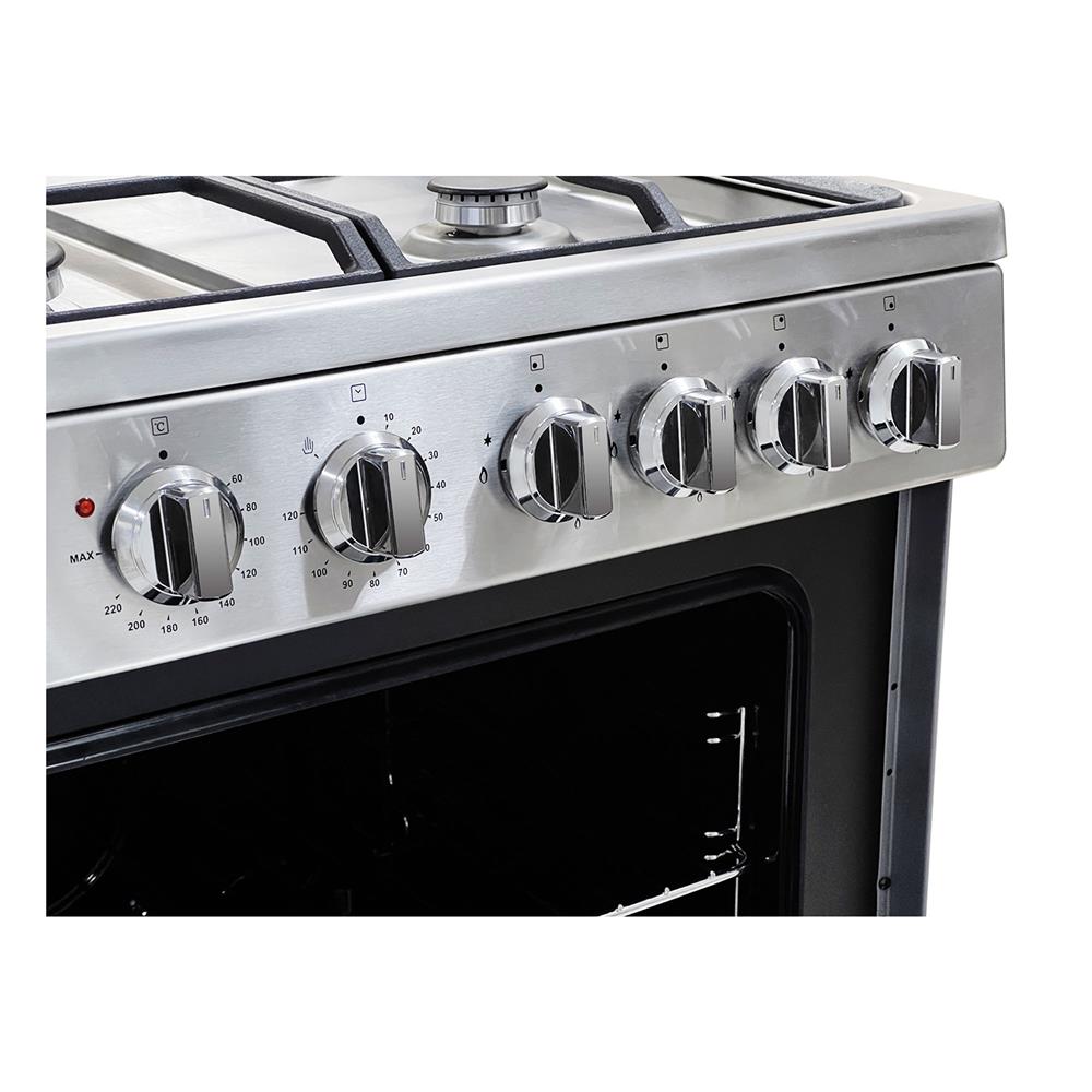 เตาปรุงอาหารแก๊ส LUCKY FLAME LF-452SS-E สีเงิน