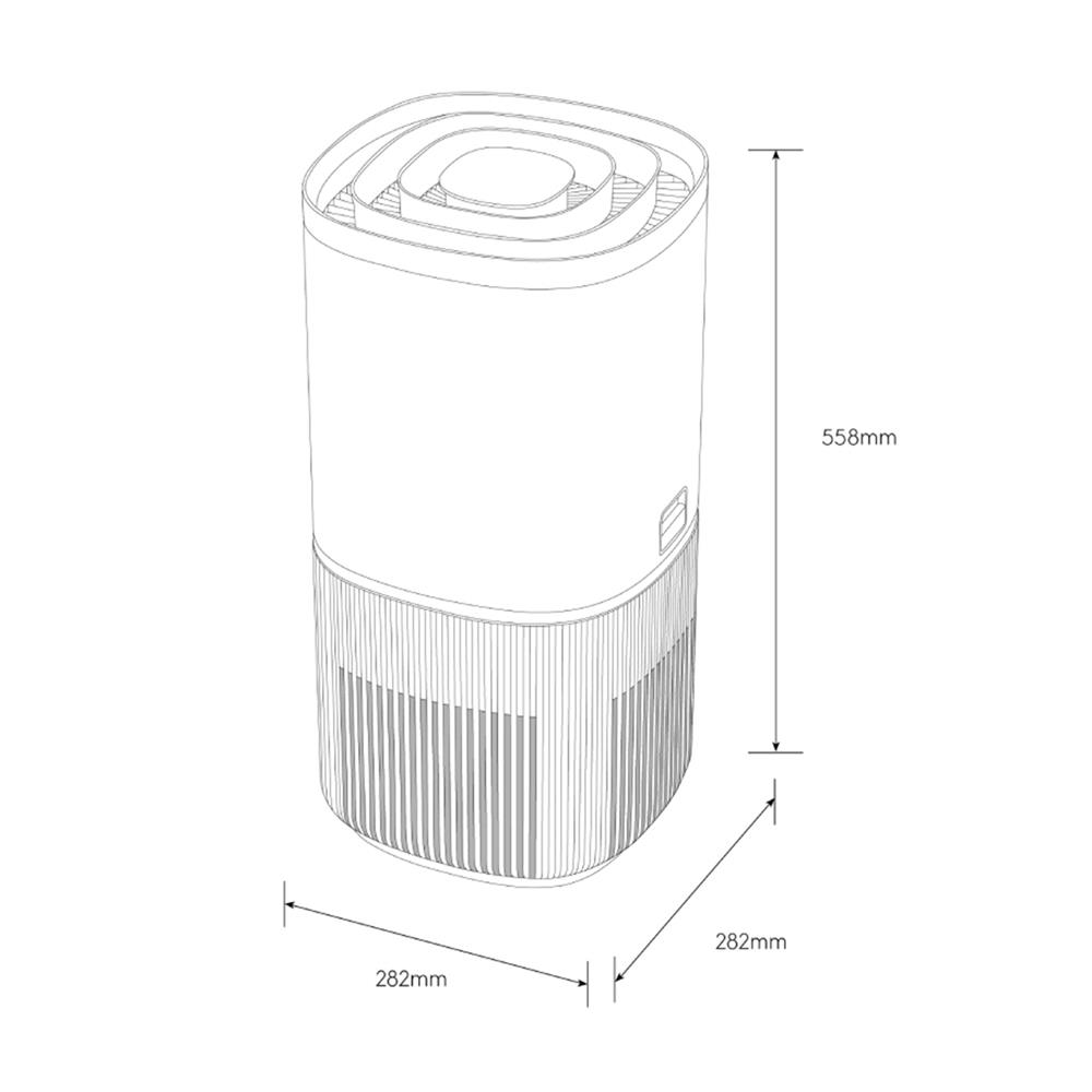 เครื่องฟอกอากาศ ELECTROLUX EP53-45SWA 54ตารางเมตร