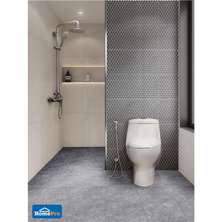 โมเสคพอร์ซเลน 29.8x25.8 ซม. TARA DAWN HExAGON PLATINUM สีเงิน_3