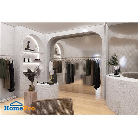 โมเสคพอร์ซเลน 29.8x25.8 ซม. TARA DAWN HExAGON PLATINUM สีเงิน_7