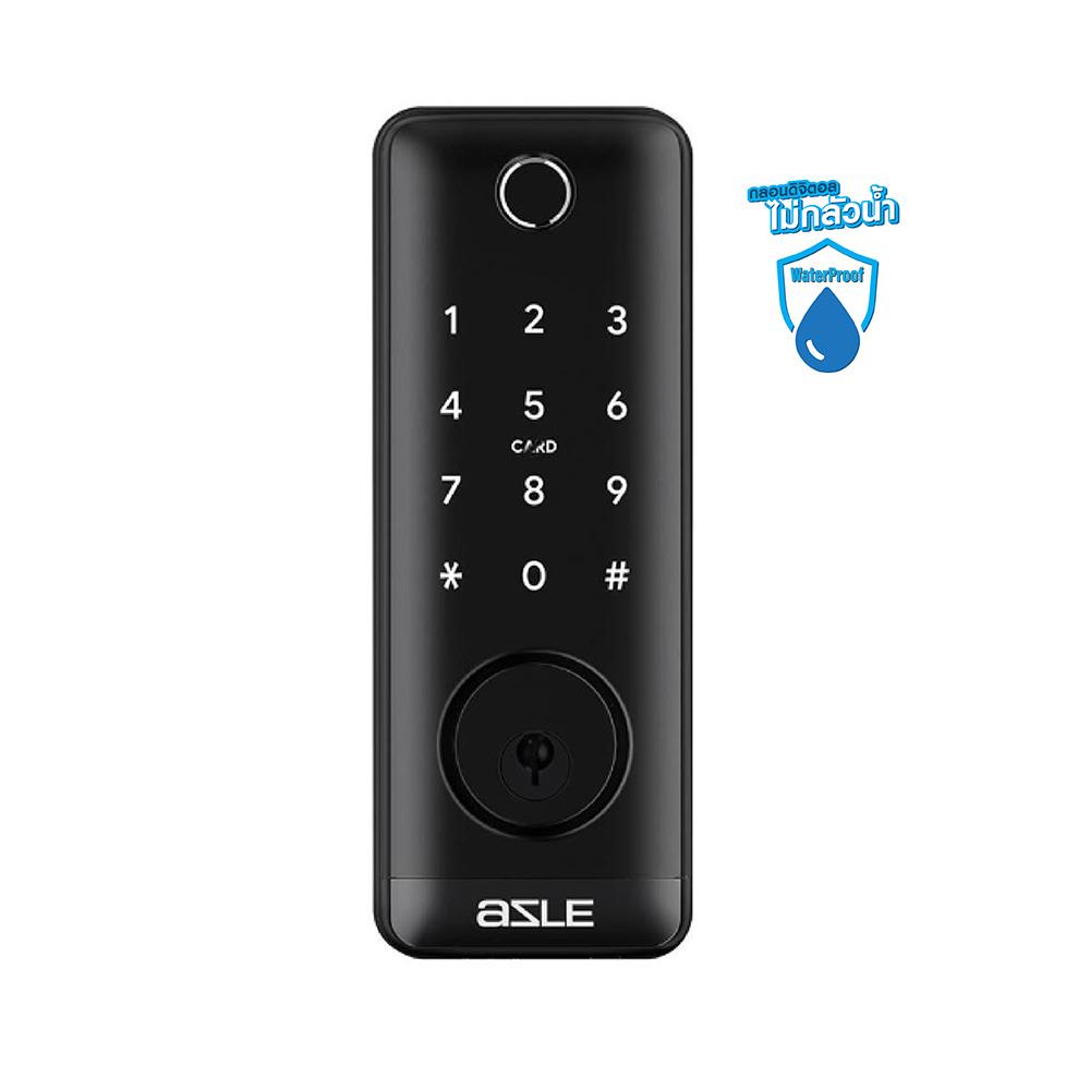 กลอนดิจิตอล AZLE L100 WATERPROOF สีดำ_0