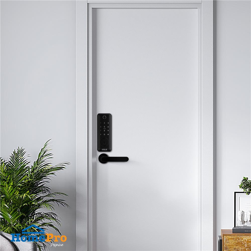 กลอนดิจิตอล AZLE L100 WATERPROOF สีดำ