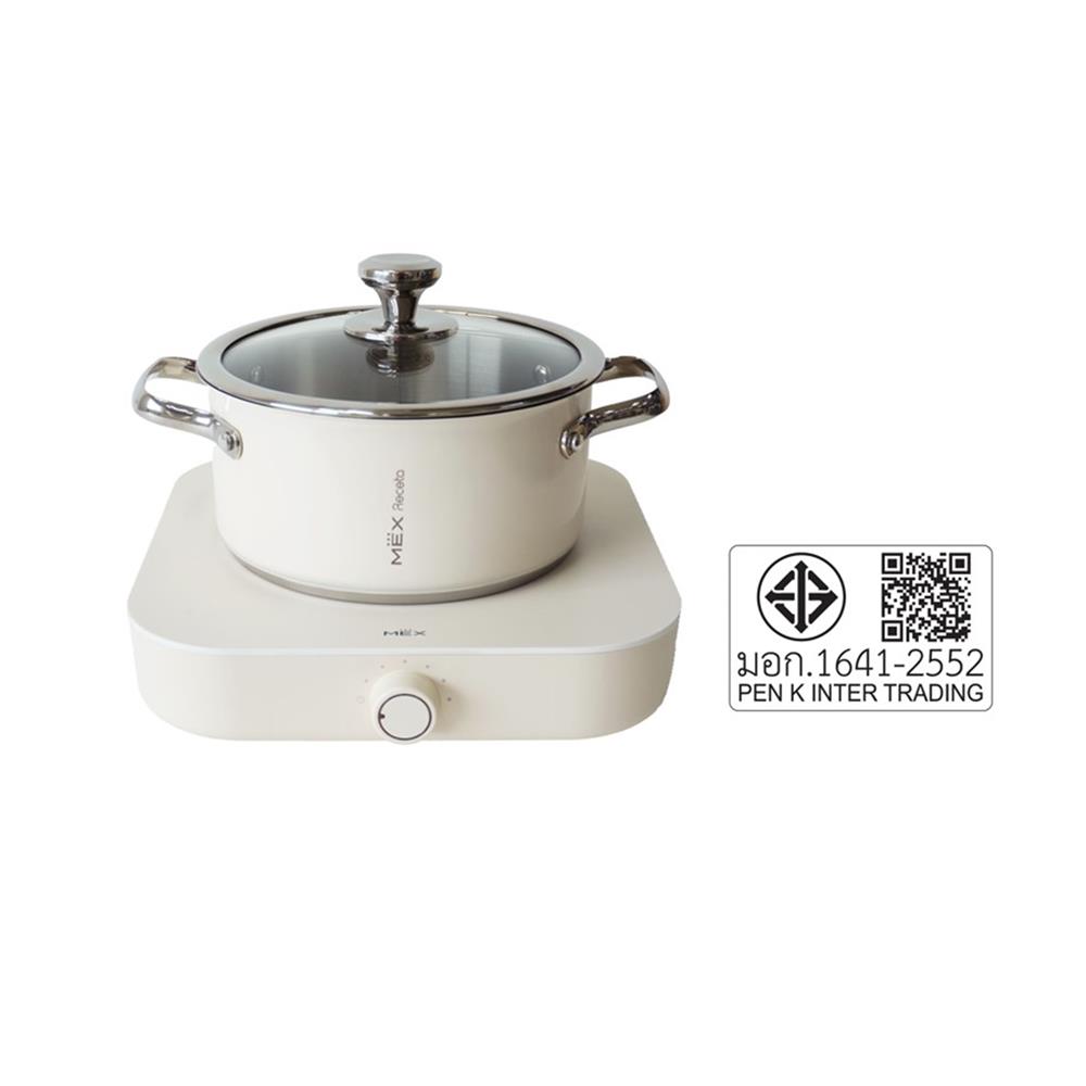 เตาแม่เหล็กไฟฟ้า MEX PIC212 สีครีม