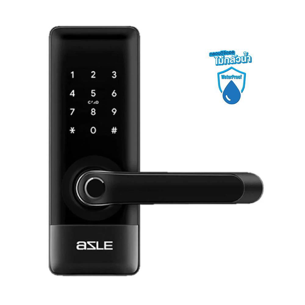 กลอนดิจิตอล AZLE H1 WATERPROOF สีดำ_0