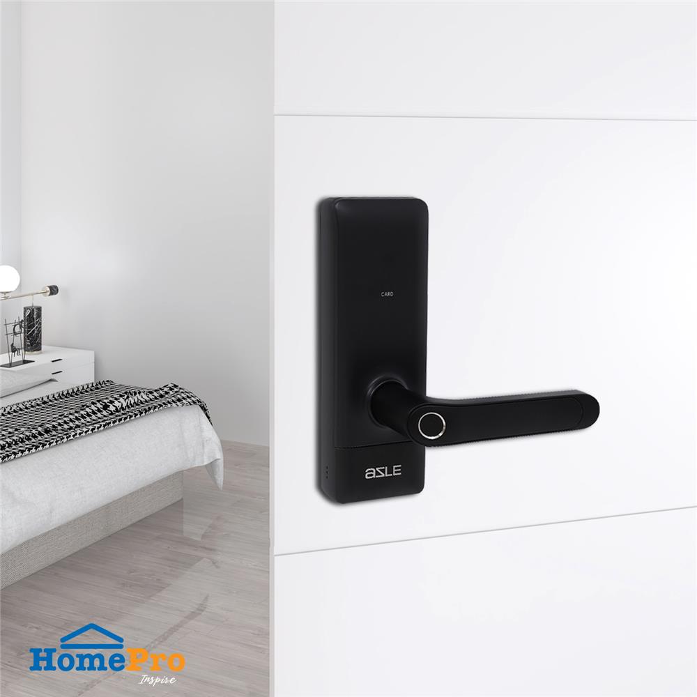 กลอนดิจิตอล AZLE H1 WATERPROOF สีดำ