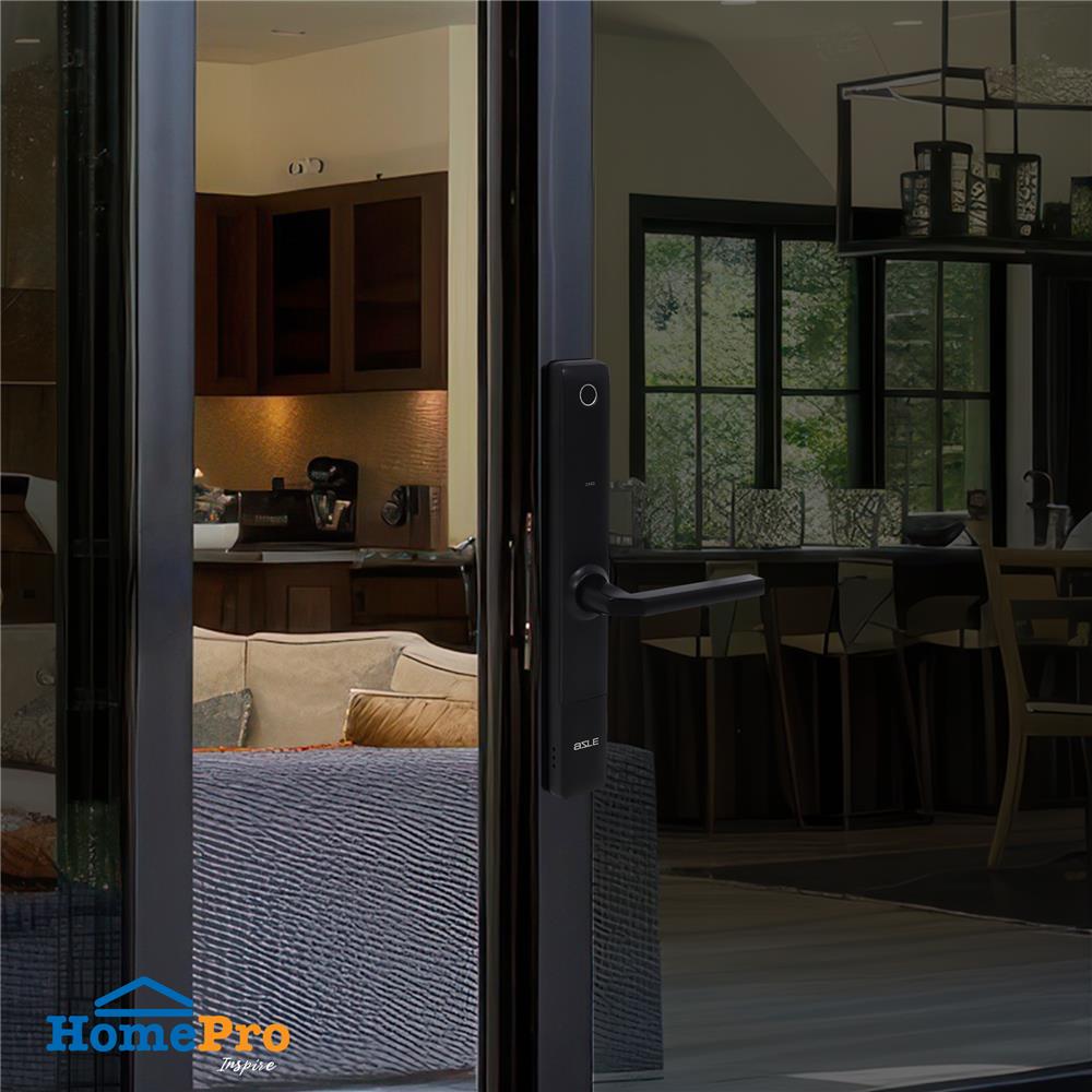 กลอนดิจิตอล AZLE S1 WATERPROOF SLIDE สีดำ