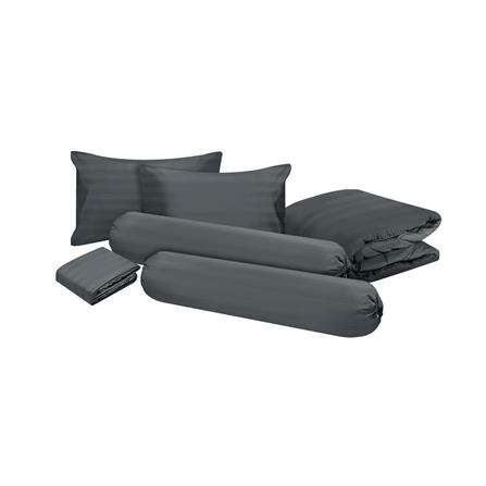 ชุดผ้าปูที่นอน 5 ฟุต 6 ชิ้น ME LIVING KIERA สีเทา_1