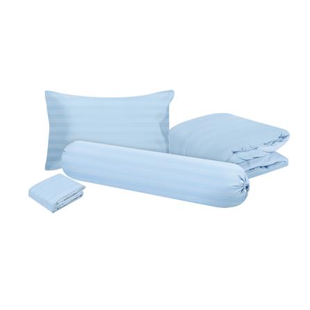 ชุดผ้าปูที่นอน 3.5 ฟุต 4 ชิ้น ME LIVING KIERA สีฟ้า_1