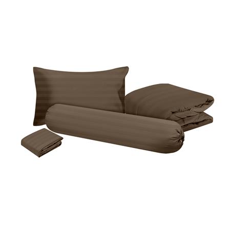 ชุดผ้าปูที่นอน 3.5 ฟุต 4 ชิ้น ME LIVING KIERA สีน้ำตาล_1