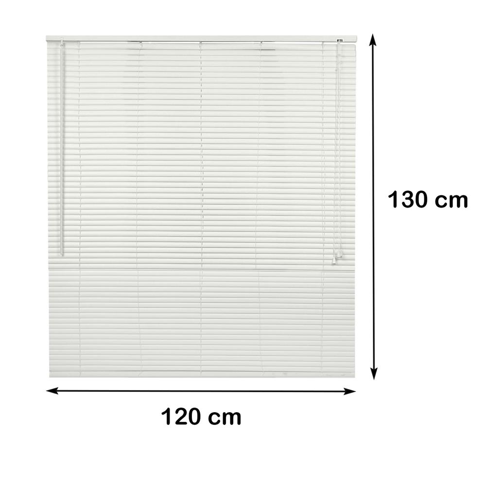 มู่ลี่ไวนิล HOME LIVING STYLE VINYL 120X130 ซม. สีขาว