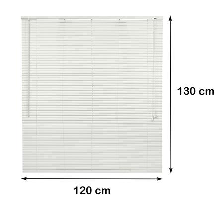 มู่ลี่ไวนิล HOME LIVING STYLE VINYL 120X130 ซม. สีขาว_7