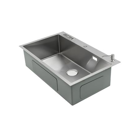 ซิงค์ฝัง 1 หลุม DYNA HOME DH-8050-ST สีเงิน_0