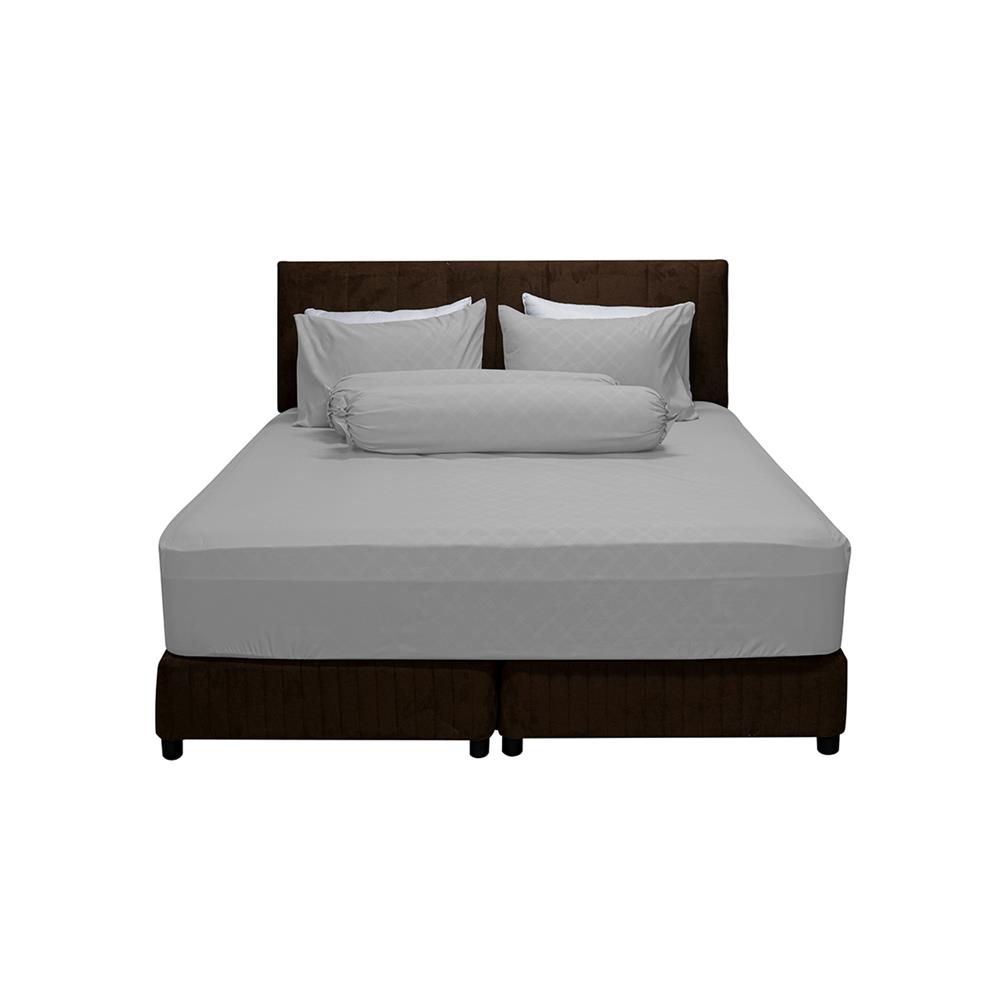 ชุดผ้าปูที่นอน 6 ฟุต 5 ชิ้น PICASSO CLASSIC สี ENJOY GREY