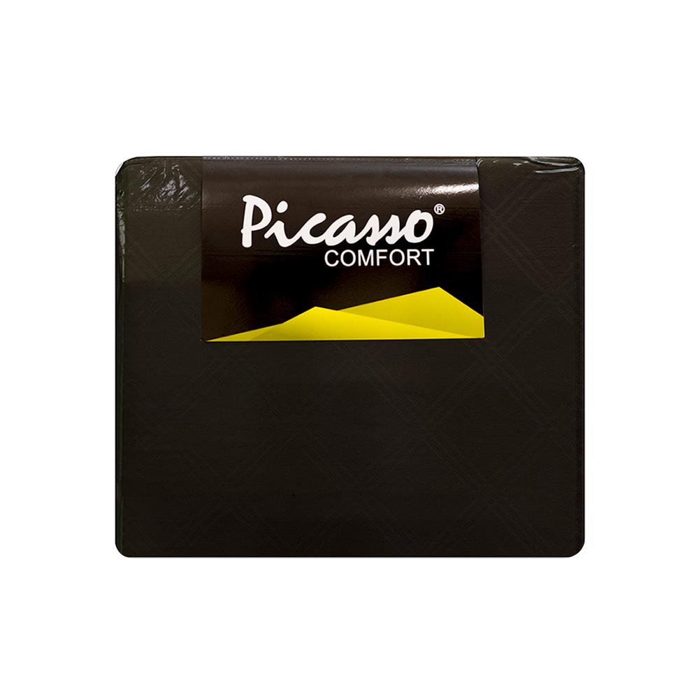 ชุดผ้าปูที่นอน 6 ฟุต 5 ชิ้น PICASSO CLASSIC สี ENJOY DARK BROWN