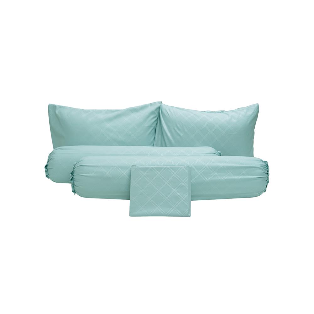 ชุดผ้าปูที่นอน 6 ฟุต 5 ชิ้น PICASSO CLASSIC สี ENJOY GREENMINT