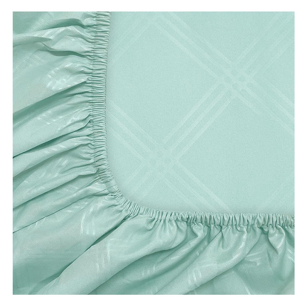 ชุดผ้าปูที่นอน 6 ฟุต 5 ชิ้น PICASSO CLASSIC สี ENJOY GREENMINT