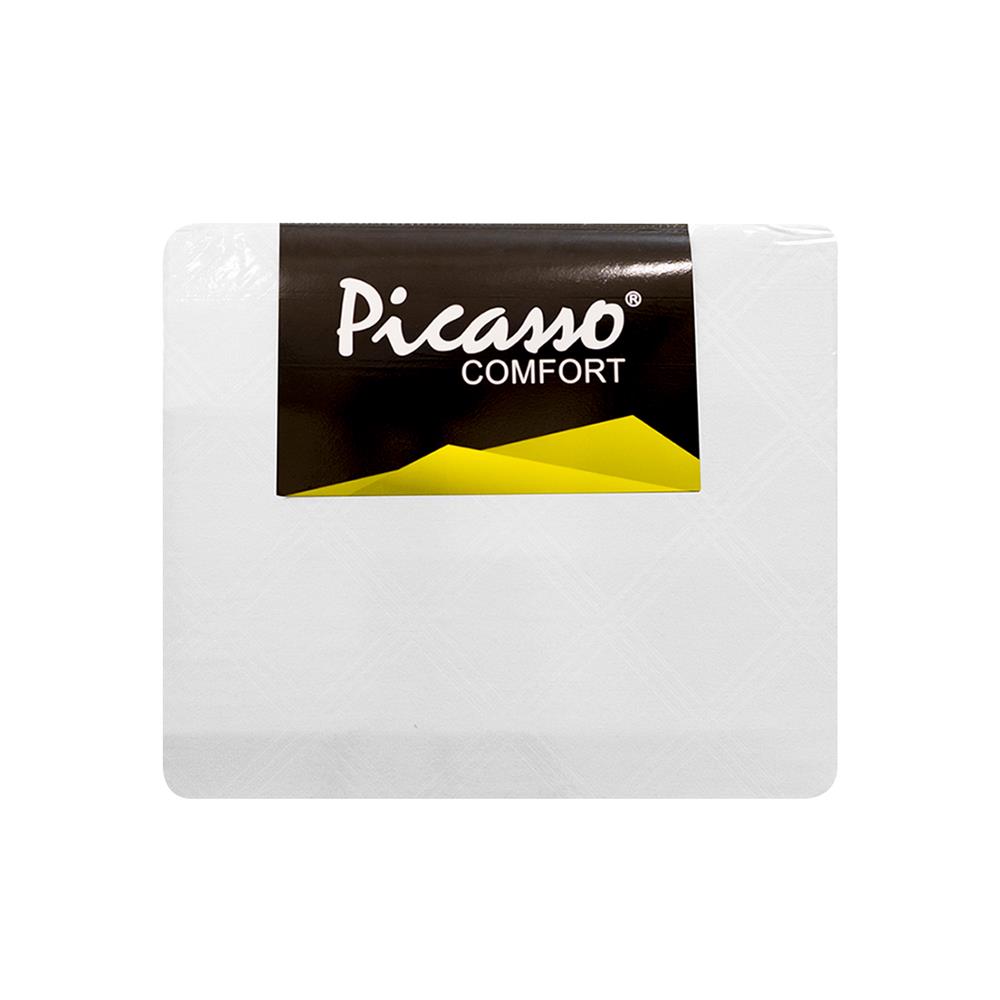 ชุดผ้าปูที่นอน 6 ฟุต 5 ชิ้น PICASSO CLASSIC สี ENJOY WHITE