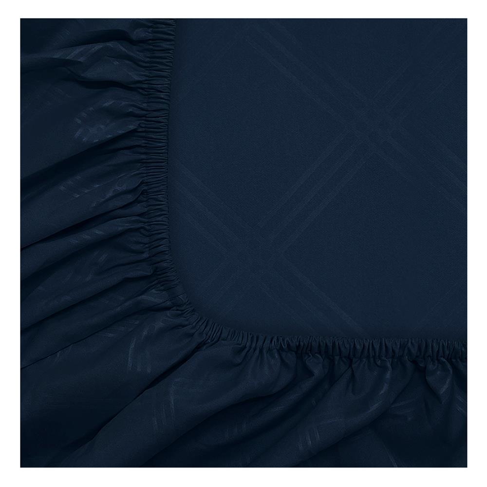 ชุดผ้าปูที่นอน 6 ฟุต 5 ชิ้น PICASSO CLASSIC สี ENJOY NAVY BLUE