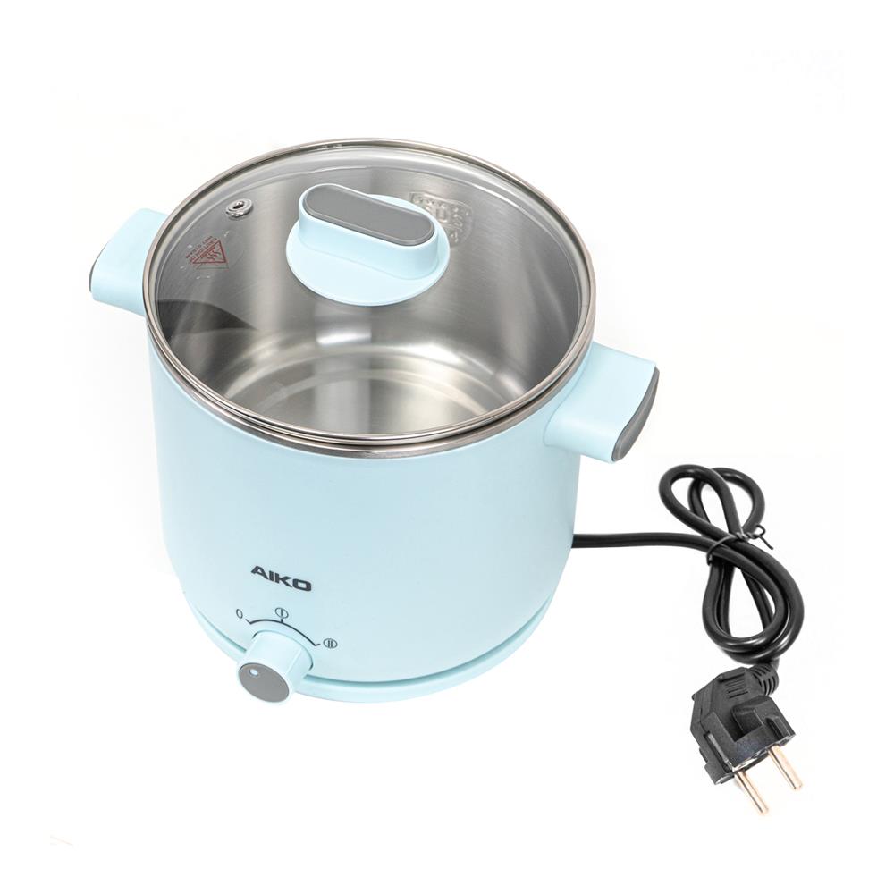 หม้ออเนกประสงค์ AIKO AK-F15-BL สีฟ้า 1.5 ลิตร